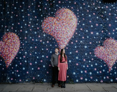 Non cheesy, alternative, cool engagement photography in London, Borough Market