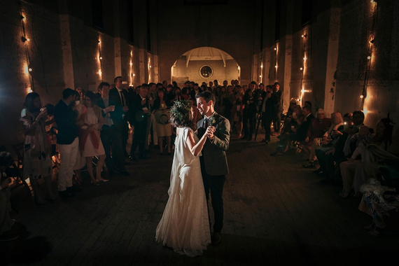 Alternative wedding photography in Dilston Grove, South London gallery. Modern and cool wedding photography